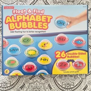 Float & Find Alphabet Bubbles - Blue, Yellow, Red, Green
